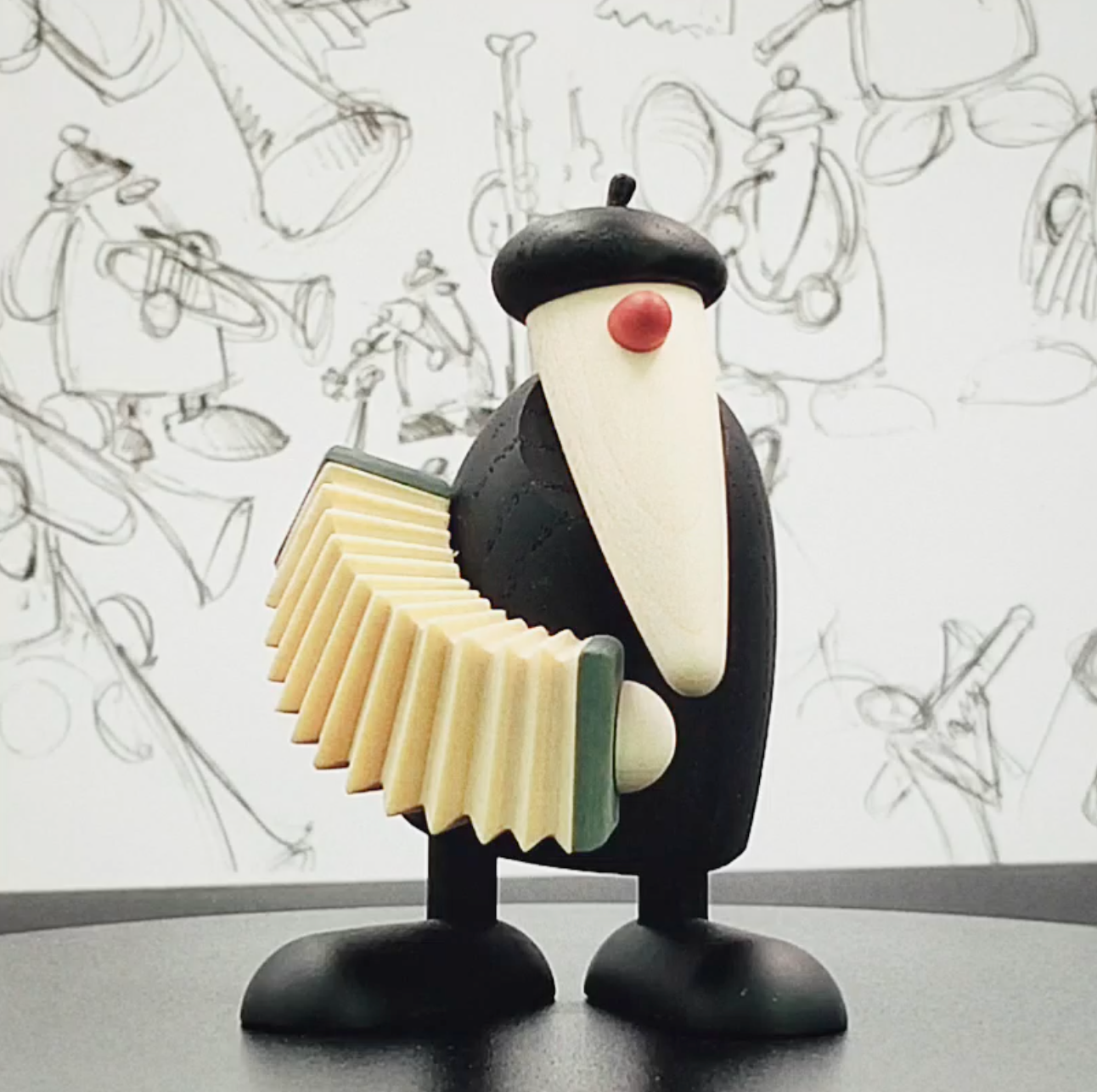 Herr Klawe mit Akkordeon, Köhler 5652