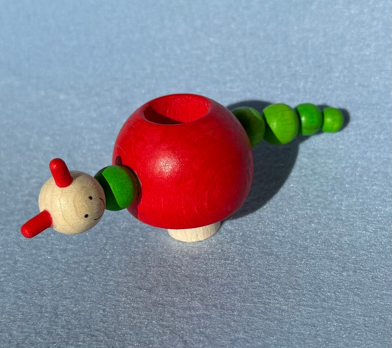 Steckfigur Würmchen 00111, Kerzenhalter