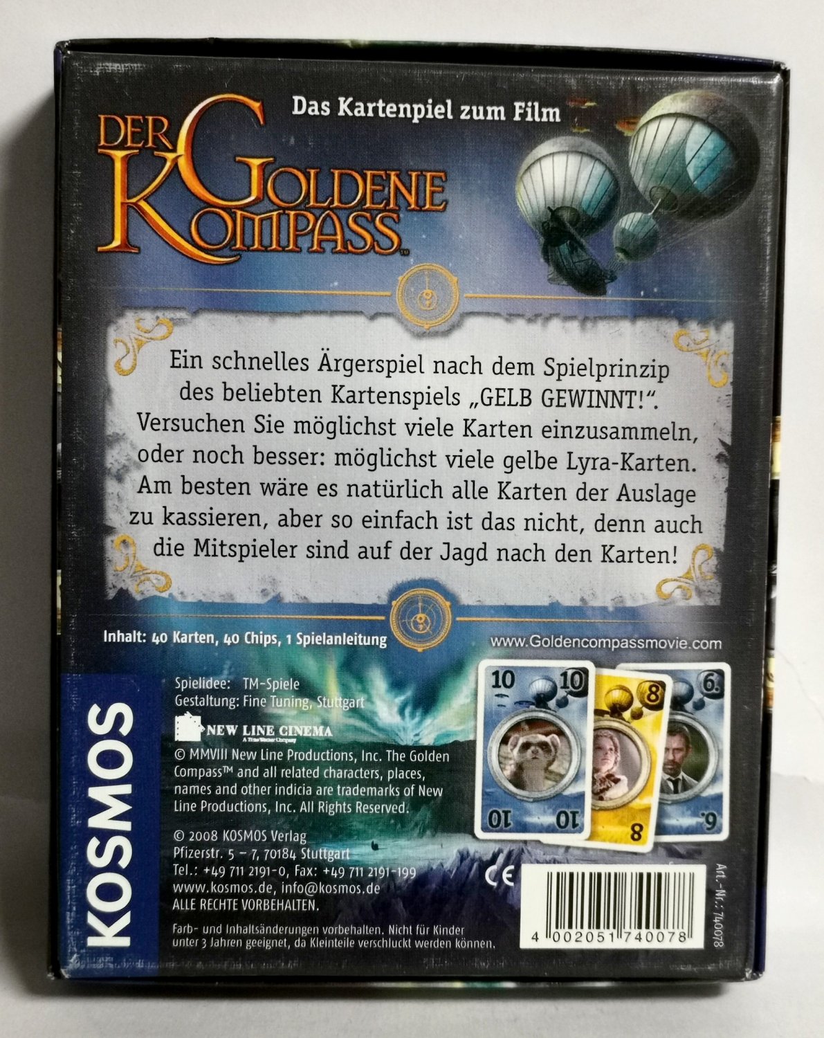 Der goldene Kompass,KOSMOS 740078