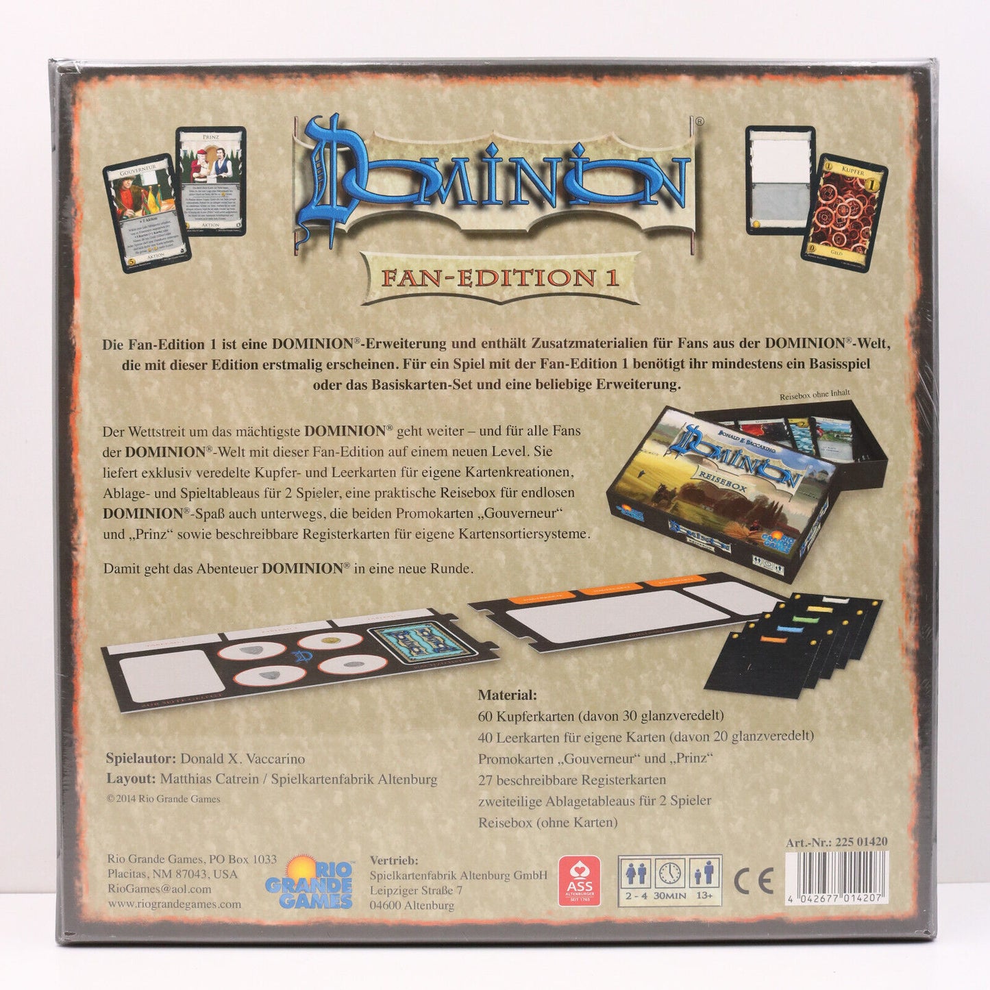 Dominion Fan-edition 1, Rio Grande Games 22501420 Erweiterung