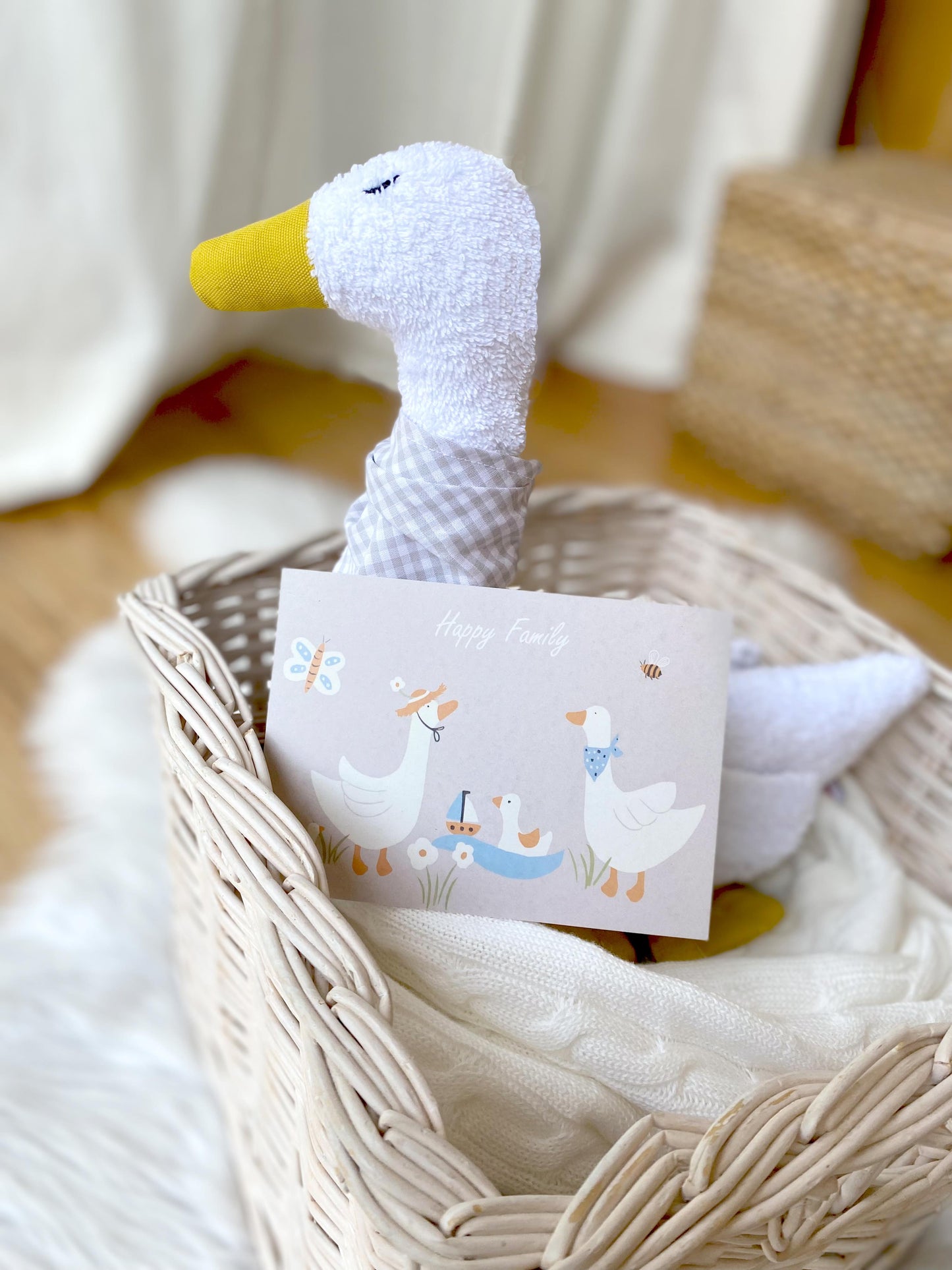 Niedliche Grußkarte Happy Family unisex, Hansekind 24999