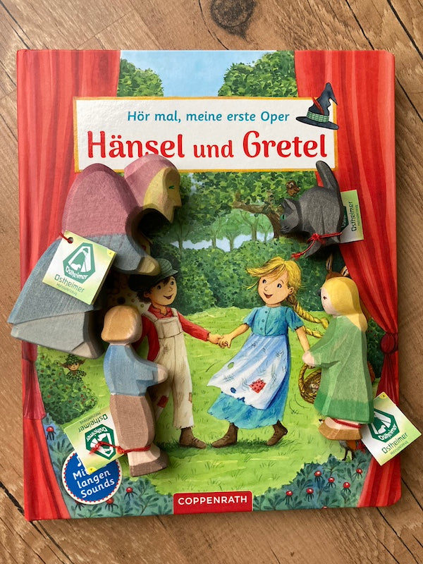 Set, das Buch "Hänsel und Gretel" von Coppenrath und Ostheimer Figuten