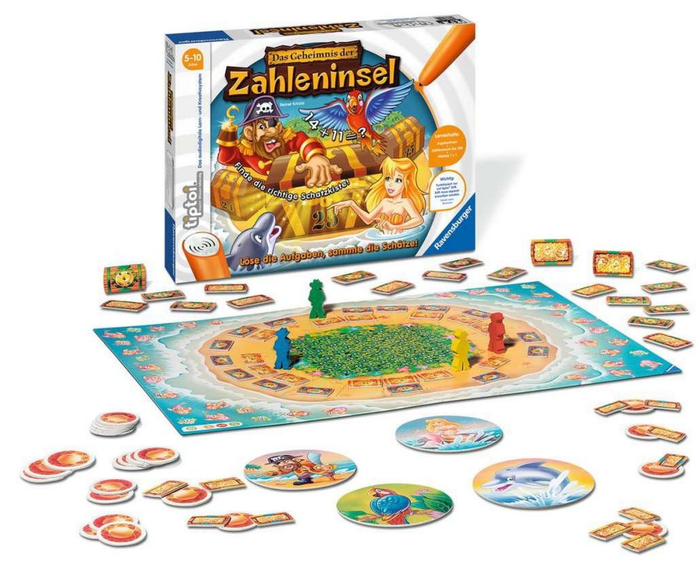 tiptoi® Lernspiel Geheimnis der Zahleninsel, Ravensburger 005123