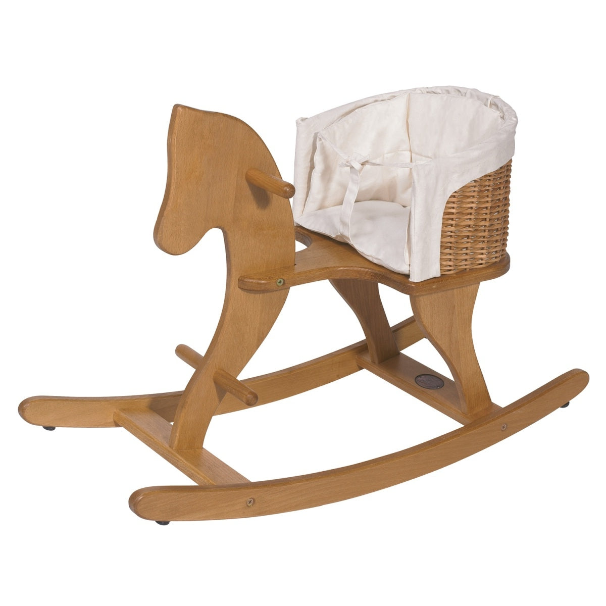 Schaukelpferd mit Korbsitz, MOULIN ROTY 720244
