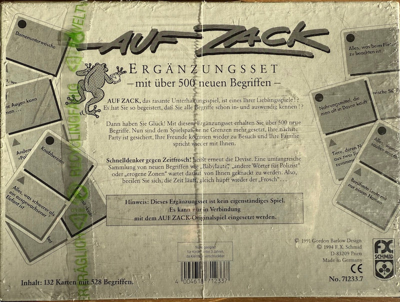 Auf Zack, Ergänzungsset, schmid 71233.7