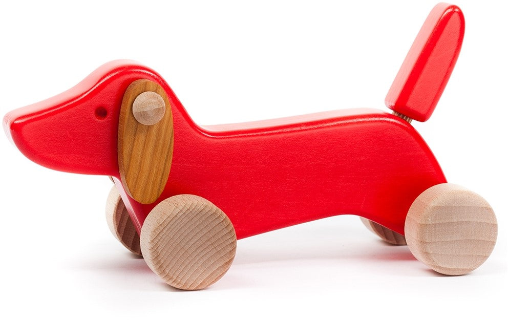 Schiebetier Dackel, Bajo 21210, rot