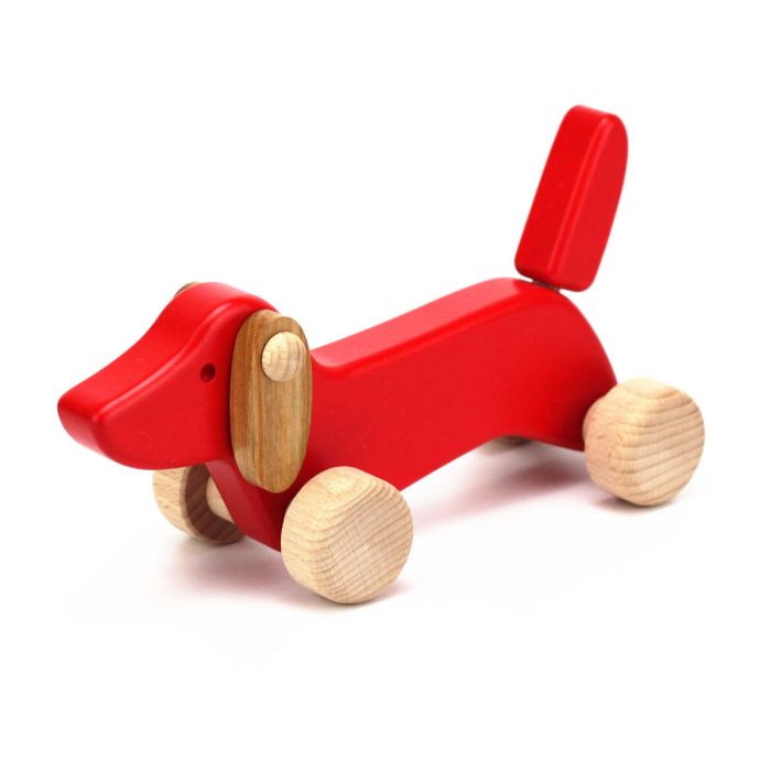 Schiebetier Dackel, Bajo 21210, rot