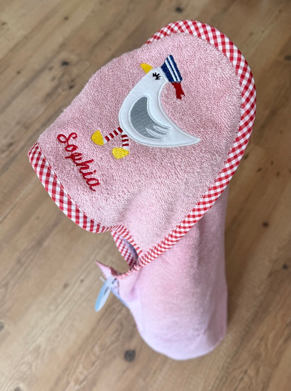 Kapuzehandtuch, personalisiert "Sophia", 80x80, Hansekind 212732