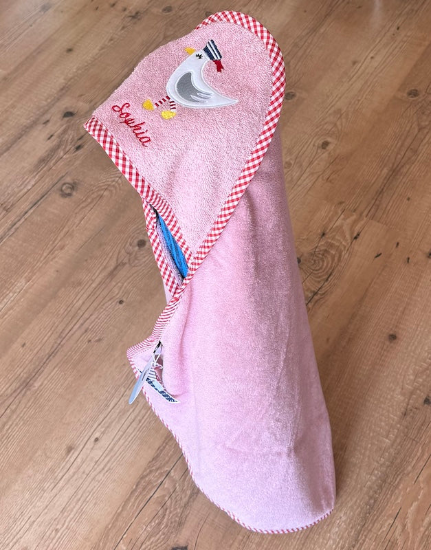 Kapuzehandtuch, personalisiert "Sophia", 80x80, Hansekind 212732