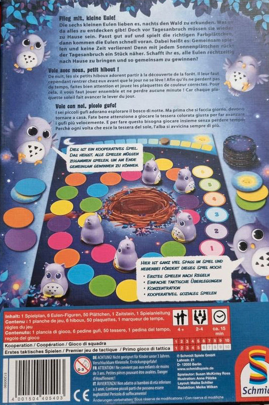Flieg mit, kleine Eule!, Schmidt Spiele 40540