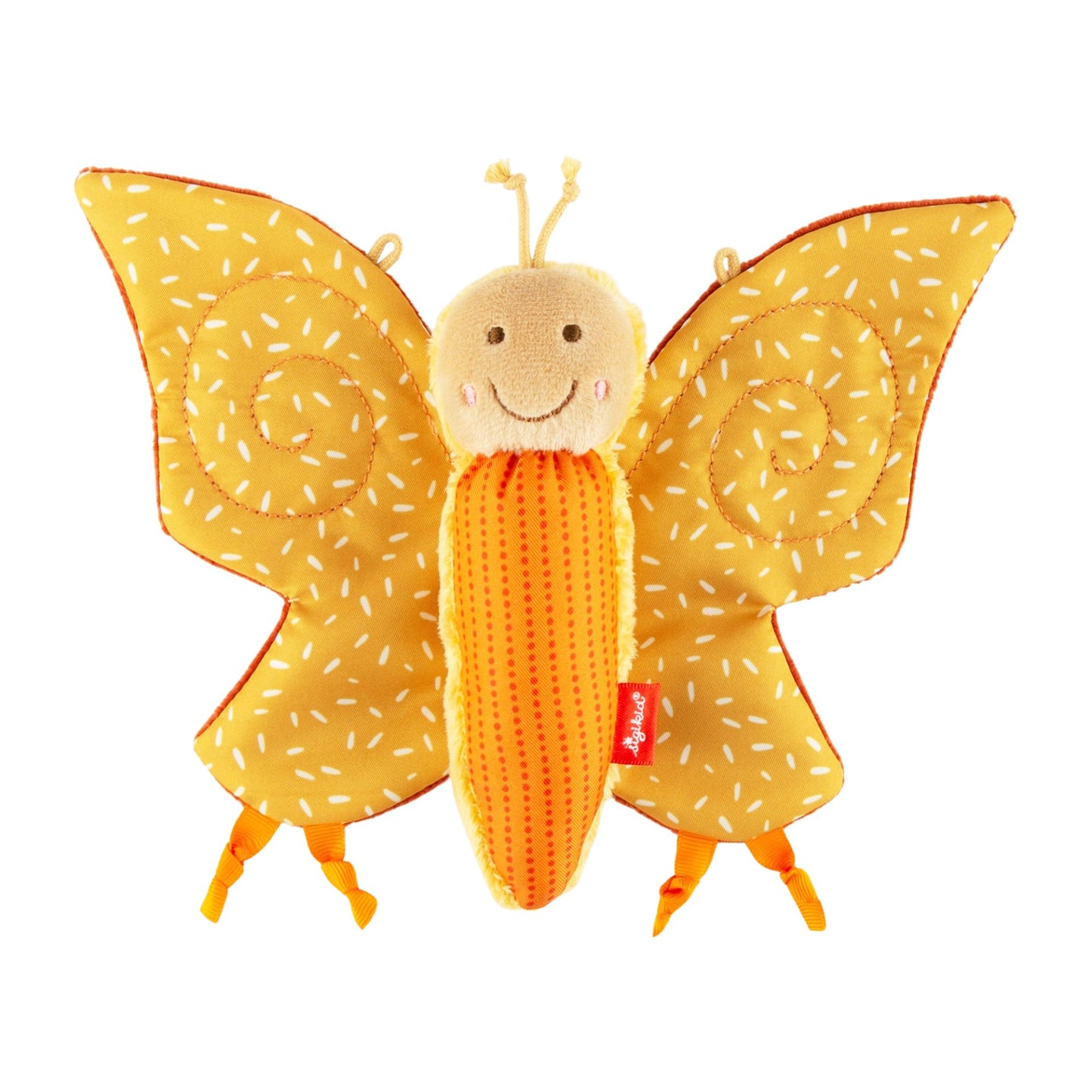 BABY KNISTER SCHMETTERLING, GELB, Sigikid 43352