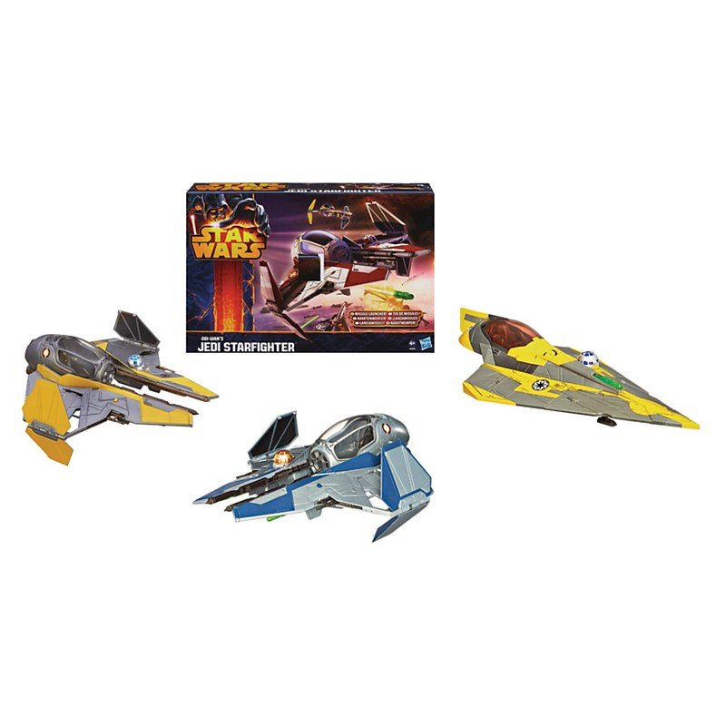 Star Wars Class II - Wave 2 2013 - Obi-Wan's Jedi Starfighter (Episode III)-HASBRO A2085