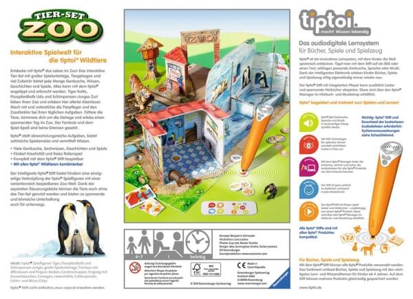 tiptoi - Tier-Set Zoo - Ravensburger 00732