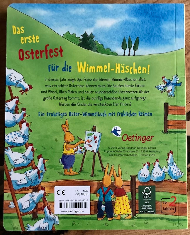 Ostern mit den Wimmel-Häschen, Kinderbuch