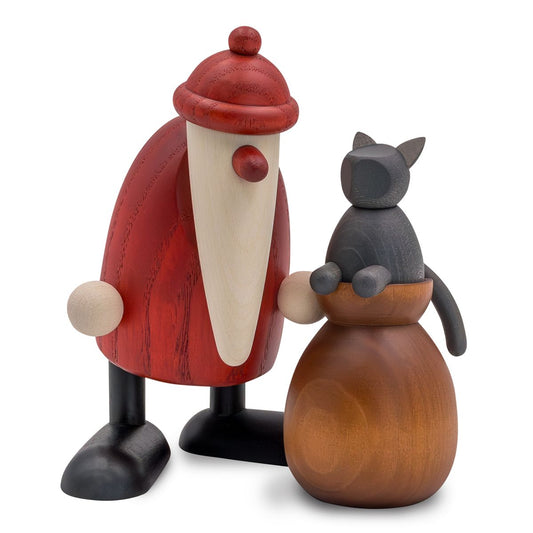 Weihnachtsmann mit Katze auf Sack, Köhler 6041