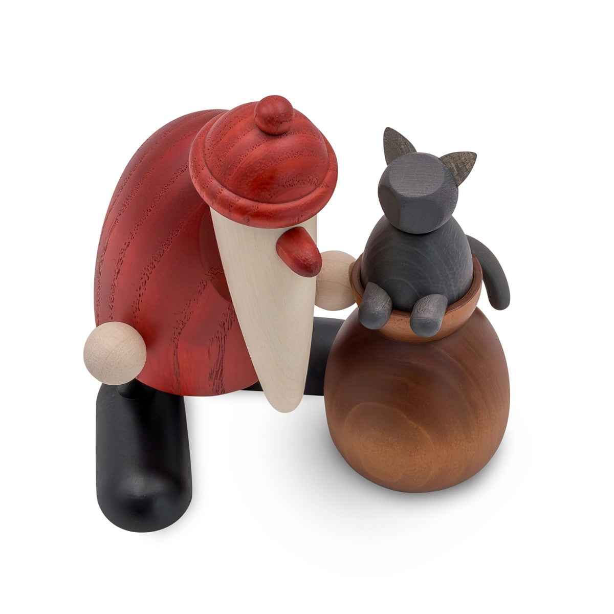Weihnachtsmann mit Katze auf Sack, Köhler 6041