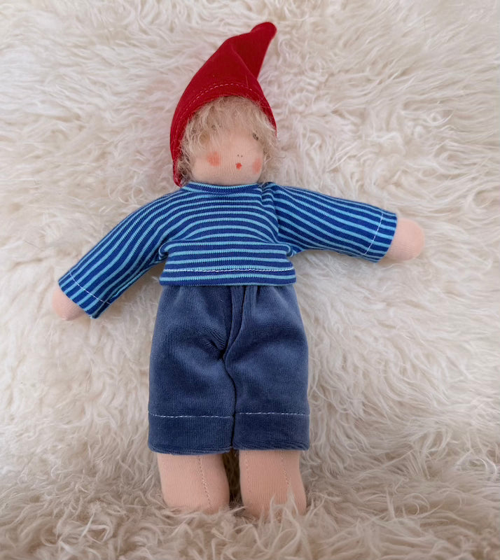 Kleine Puppe Zwerg Frederik, Haare, Nanchen 217405