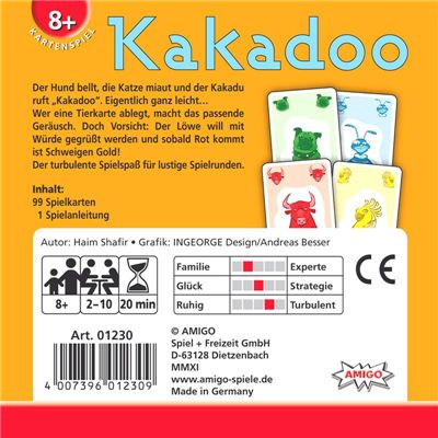 Kakadoo - Amgio Spiele 01230