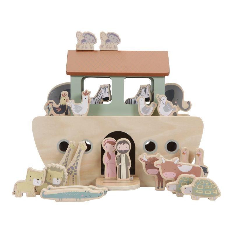 Arche Noah aus Holz von Little Dutch LD7050, personalisiert für Sophie.