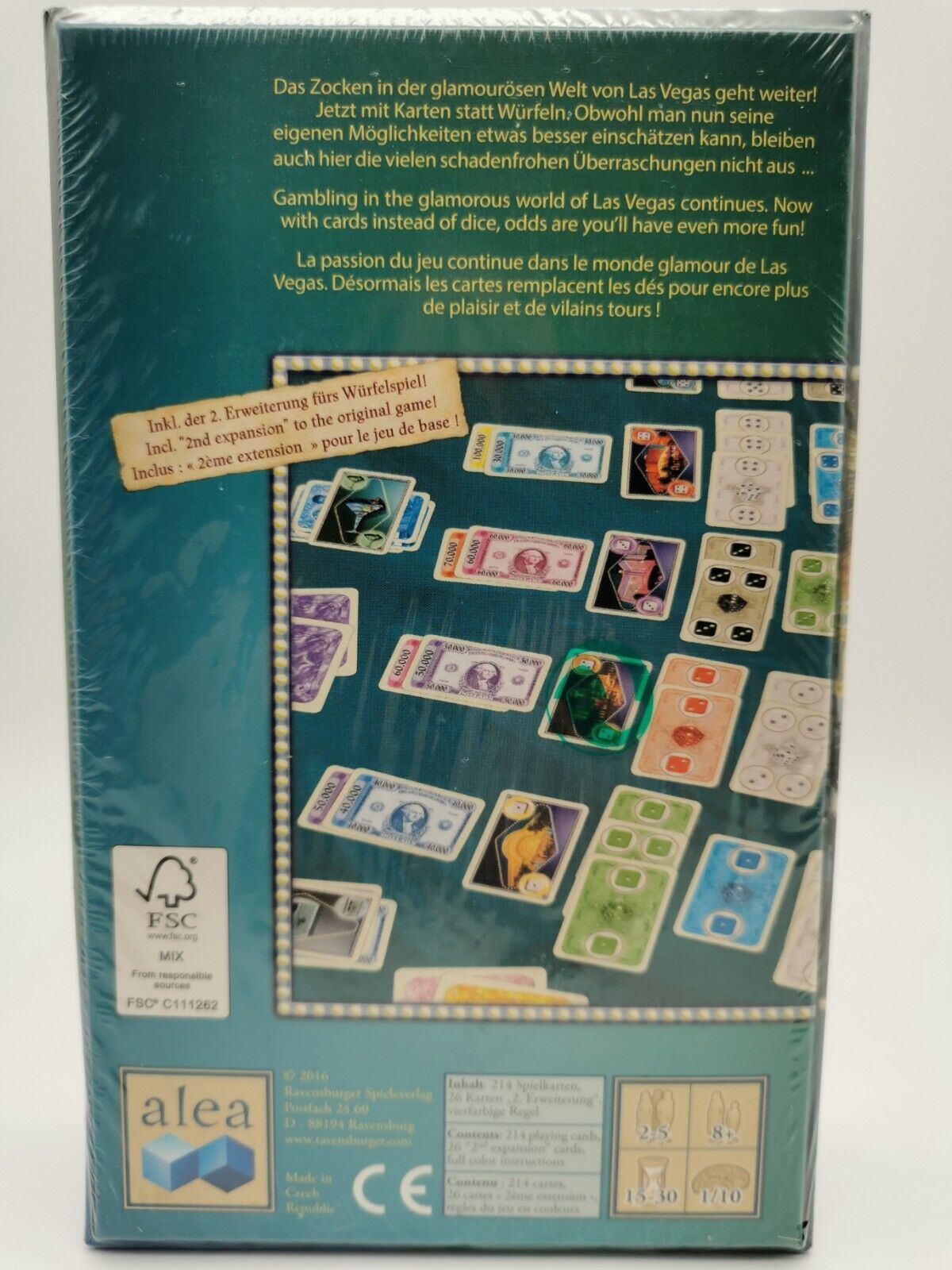 Las Vegas, Das Kartenspiel, Ravensburger 269730