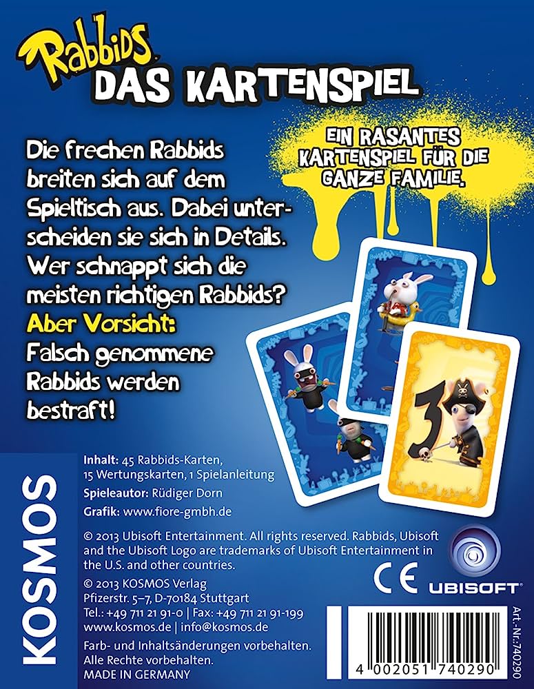 Rabbids – Das Kartenspiel - KOSMOS 740290