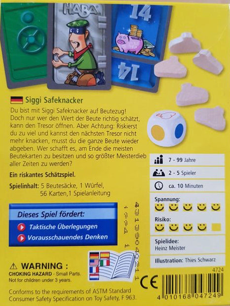 Siggi Safeknacker das Kartenspiel - HABA 4724