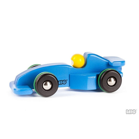 Holzauto FORMEL 1 blau, Bajo 41230B