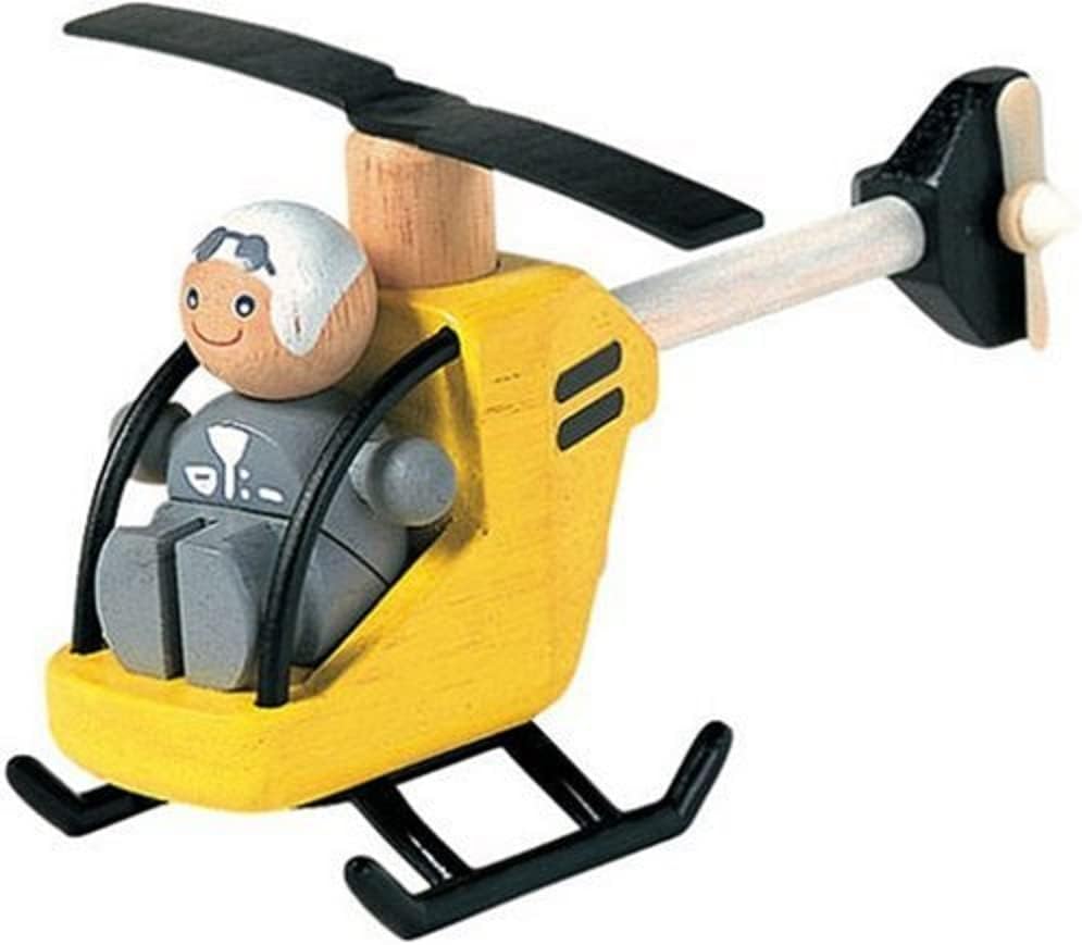 Hubschrauber mit Pilot, Holz, Plan Toys 6060