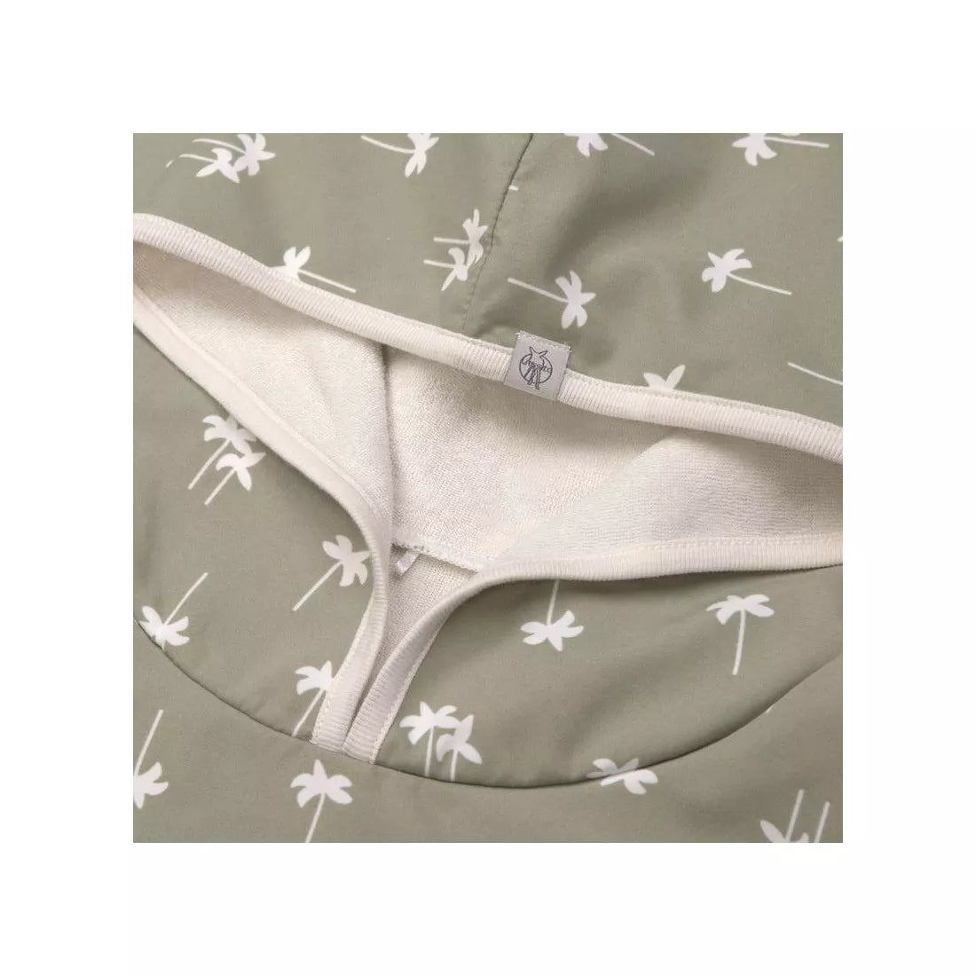 Anti-UV-Strandponcho, Splash&Fun, Palm Tree Olive, Lässig 1433003527