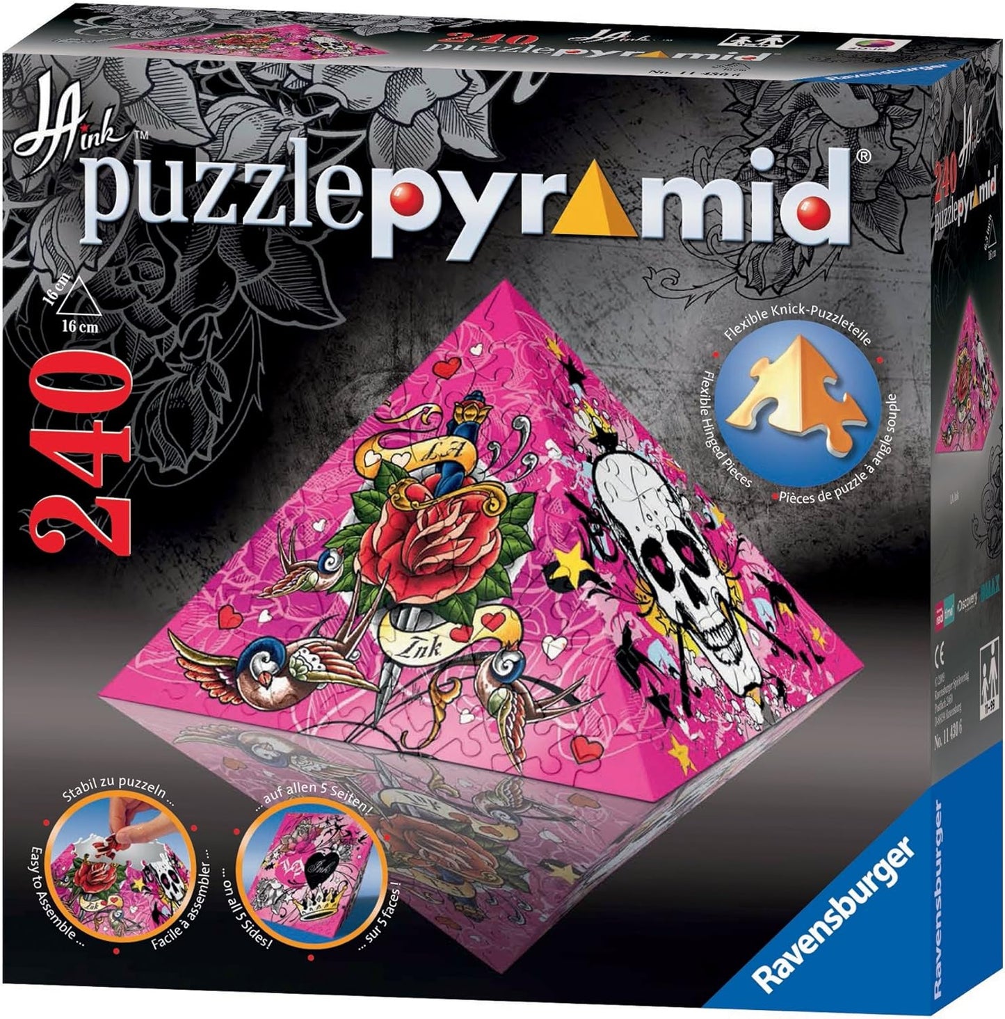 Puzzlepyramid®, Ravensburger 11430, 240 Teile