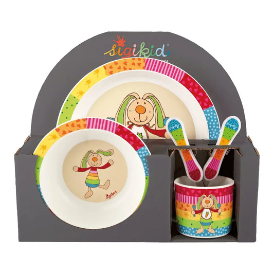Geschirr-Set Hase Rainbow Rabbi, Sigikid 25404