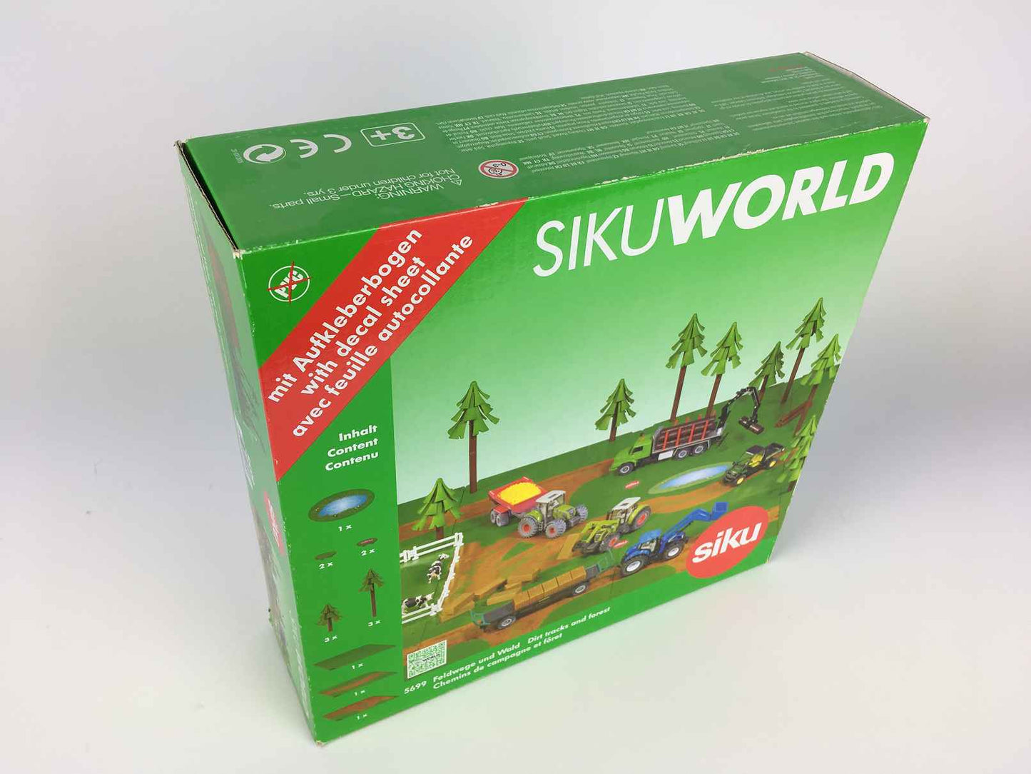 SIKU 5699 SIKUWORLD Farm Zubehör Feldwege und Wald-3