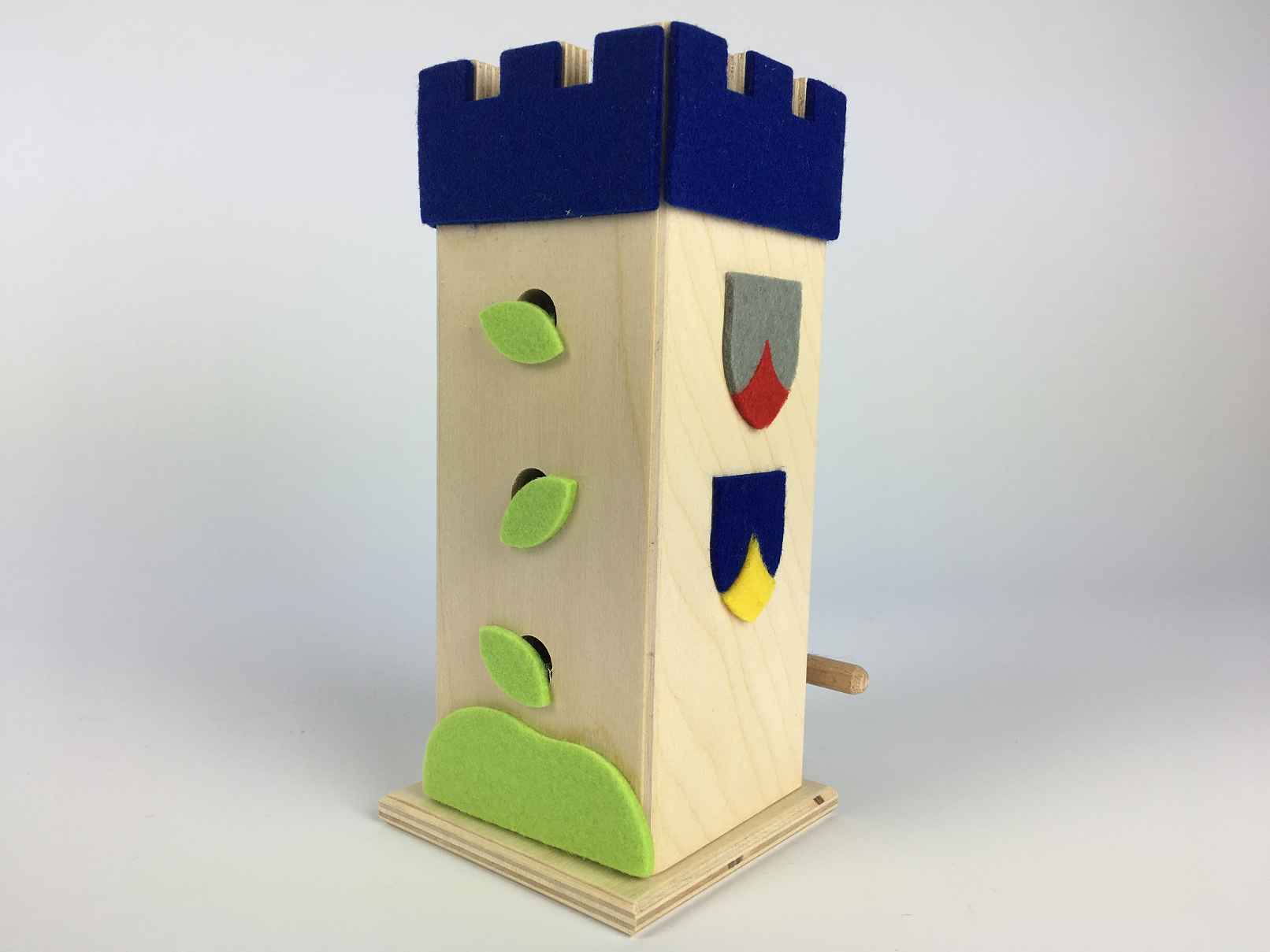 Spardose 302 Schatzturm &#8211; blau &#8211; 2